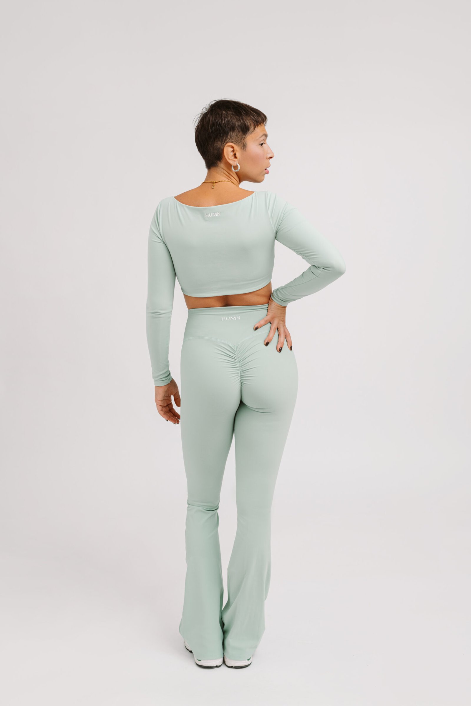 DayFlex High Waisted Scrunch Flares